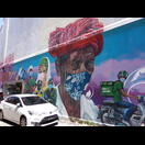 Auch in Kota Bharu gibt es großformatige Graffiti